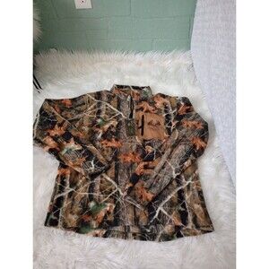 Prairie Buck Long Leaf Camo Hunting with zip Sweatshirt